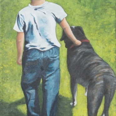 A boy and his Dog